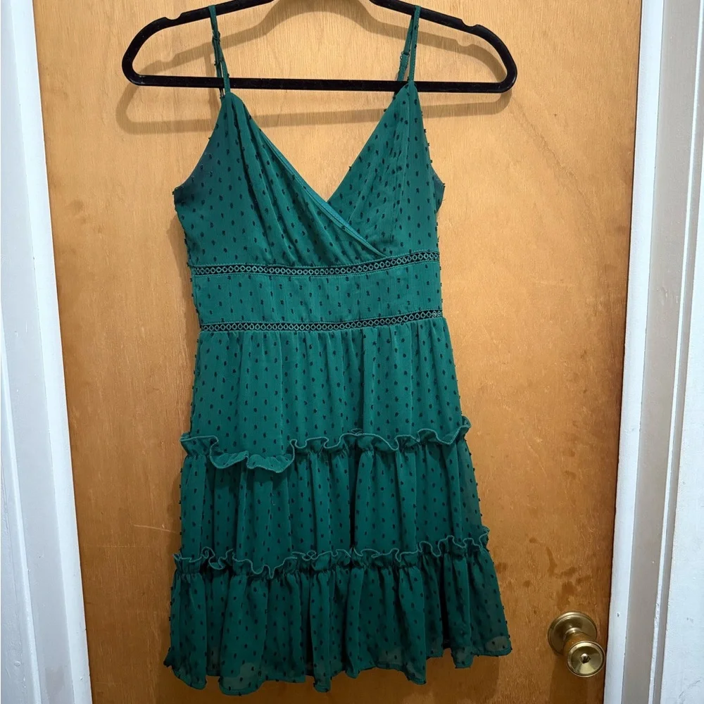 Green Polka Dot Dress - Picture 1 of 3